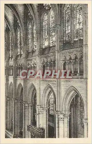 Cartes postales Cathedrale de Chartres Nef Cote Nord XIIIe Siecle