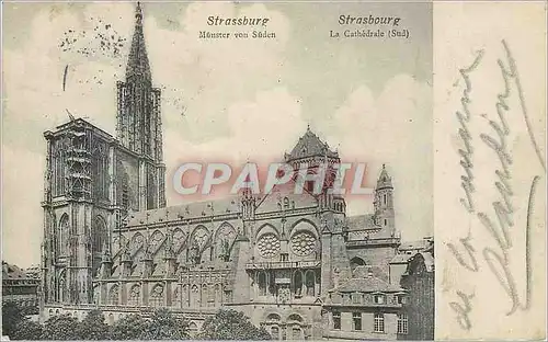 Cartes postales Strasbourg La Cathedrale (Sud)