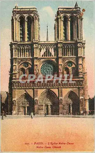 Cartes postales Paris L'Eglise Notre Dame