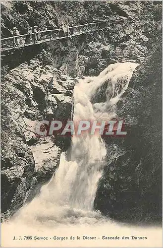 Ansichtskarte AK Servoz Gorges de la Diosaz Cascade des Danses