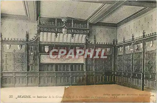 Ansichtskarte AK Beaune Interieur de la Grande Salle de la Chambre du Commerce