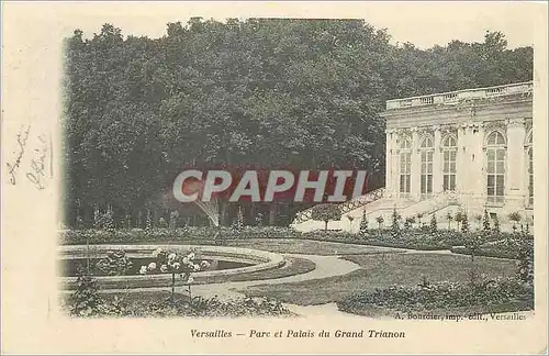 Ansichtskarte AK Versailles Parc et Palais du Grand Trianon (carte 1900)