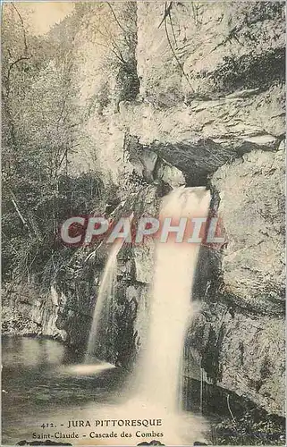 Ansichtskarte AK Saint Claude Jura Pittoresque Cascade des Combes