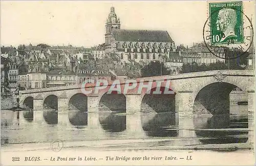 Ansichtskarte AK Blois Le Pont sur la Loire