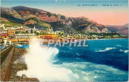 Cartes postales Monte Carlo Vue de la Jetee