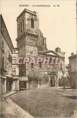 Cartes postales Nimes La Cathedrale Charcuterie Soulaud