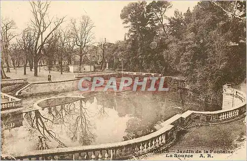 Cartes postales Nimes Jardin de la Fontaine La Source