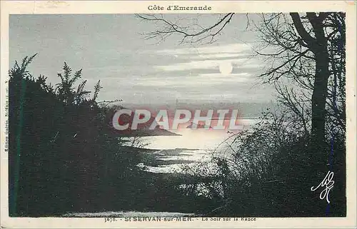 Cartes postales St Servan sur Mer Cote d'Emeraude Le Soir sur la Rance