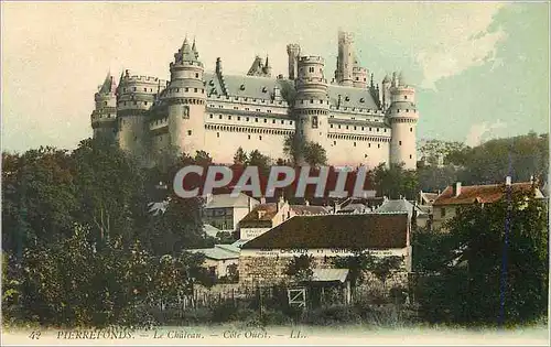 Ansichtskarte AK Pierrefonds Le Chateau Cote Ouest