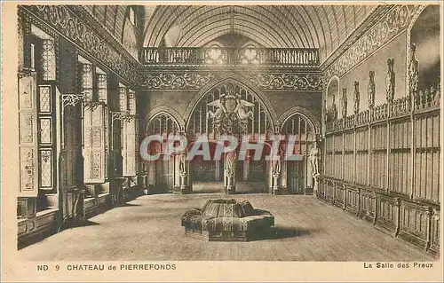 Cartes postales Chateau de Pierrefonds La Salle des Preux