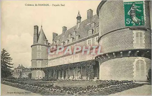 Cartes postales Chateau de Randan Facade Sud