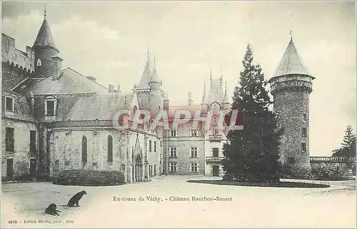 Cartes postales Environs de Vichy Chateau Bourbon Busset