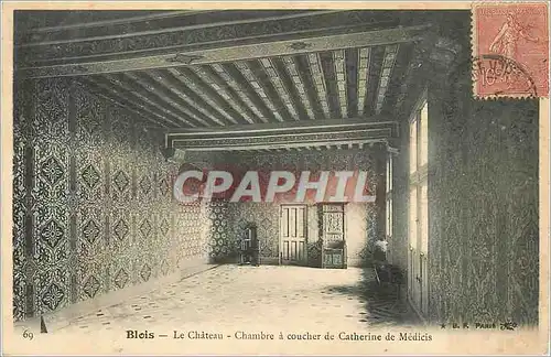 Ansichtskarte AK Blois Le Chateau Chambre a Coucher de Catherine de Medicis