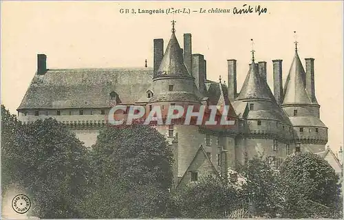Cartes postales Langeais (I et L) Le Chateau
