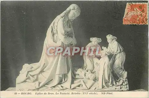 Ansichtskarte AK Bourg Eglise de Brou La Nativite Retable (XVIe Siecle)