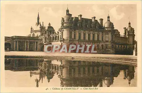 Ansichtskarte AK Chateau de Chantilly Cote Nord Est