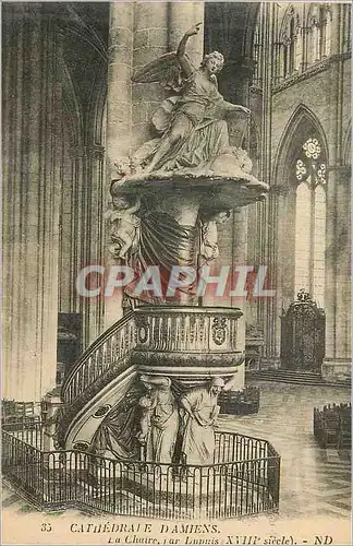 Cartes postales Cathedrale d'Amiens La Chaire par Dupuis