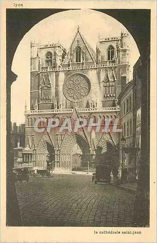 Cartes postales Lyon La Cathedrale Saint Jean
