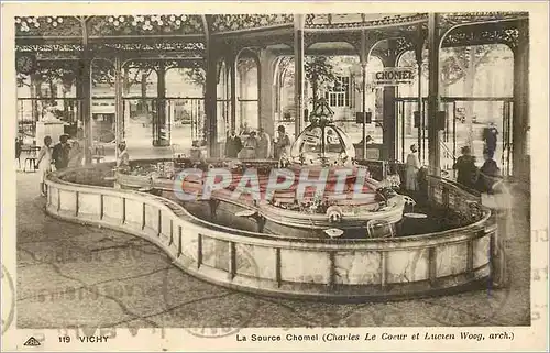 Cartes postales Vichy La Source Chomel (Charles Le Coeur et Lucien Woog arch)