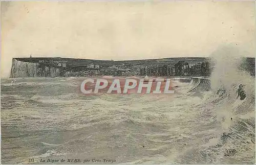 Cartes postales La Digue de Mers par Gros Temps