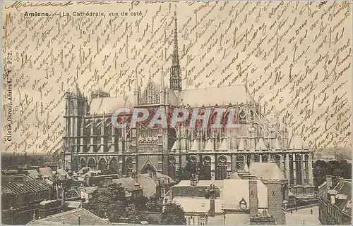 Ansichtskarte AK Amiens La Cathedrale vue de Cote