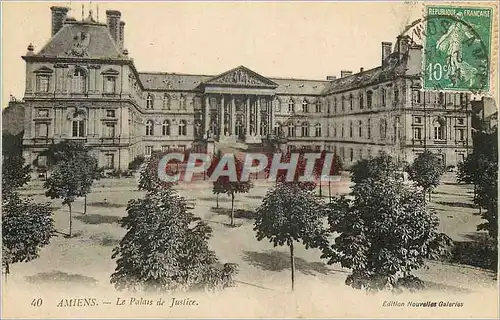 Cartes postales Amiens Le Palais de Justice