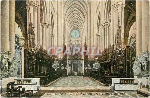 Cartes postales Amiens La Cathedrale Les Stalles du Choeur