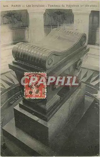 Cartes postales Paris Les Invalides Tombeau de Napoleon Ier (de Cote)