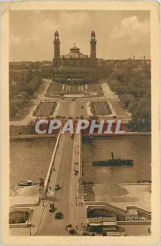 Ansichtskarte AK Les Jolis Coins de Paris Le Pont d'Iena et la Trocadero Bateau