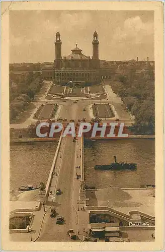 Cartes postales Les Jolis Coins de Paris Le Pont d'Iena et la Trocadero Bateau