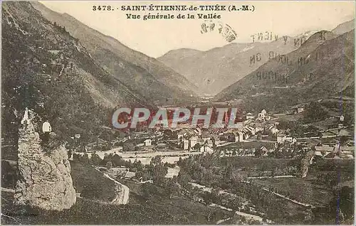 Ansichtskarte AK Saint Etienne de Tinee (A M) Vue Generale de la Vallee