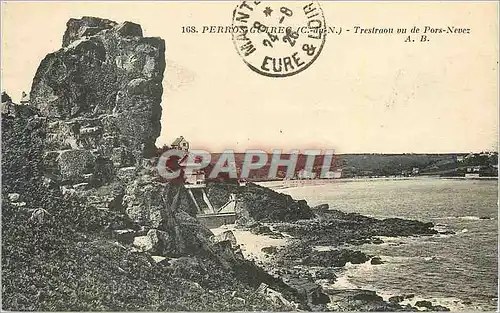 Cartes postales Perros Guirec (C du N) Trestraou vu de Pors Neverz