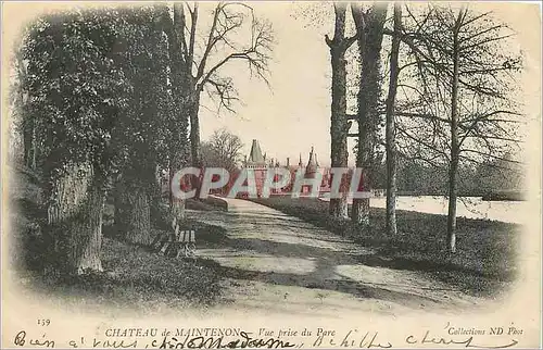 Ansichtskarte AK Chateau de Maintenon Vue prise du Parc