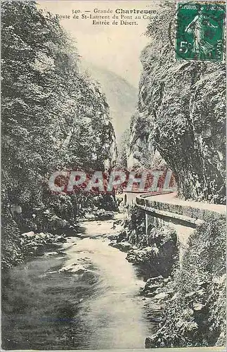 Cartes postales Grande Chartreuse Route de St Laurent du Pont au Couvent