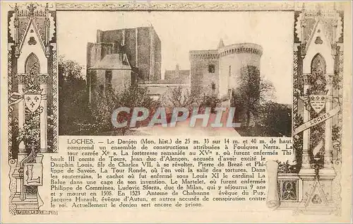 Ansichtskarte AK Loches Le Donjon (Mon Hist)