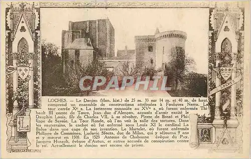 Cartes postales Loches Le Donjon (Mon Hist)