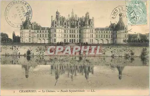 Cartes postales Chambord Le Chateau Facade Septentrionale