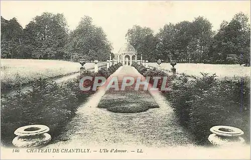 Cartes postales Chateau de Chantilly L'Ile d'Amour