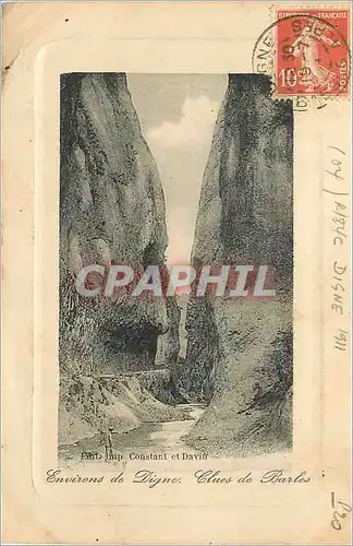 Cartes postales Environs de Dignes Clues de Barles