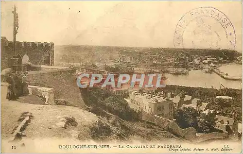 Ansichtskarte AK Boulogne sur Mer Le Calvaire et Panorama