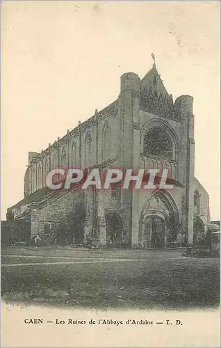 Cartes postales Caen Les Ruines de l'Abbaye d'Ardaine