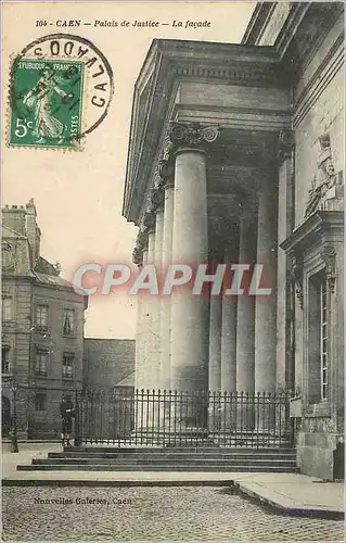 Cartes postales Caen Palais de Justice La Facade