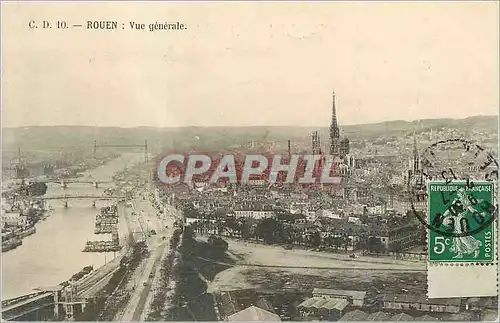 Cartes postales Rouen Vue Generale