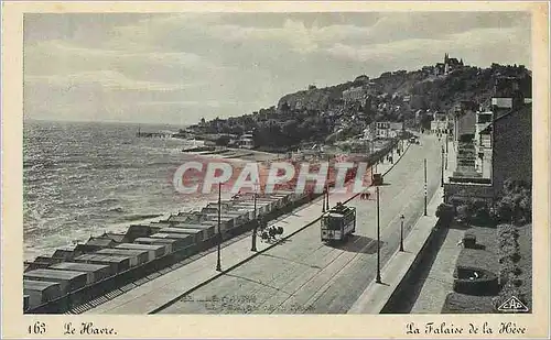 Cartes postales Le Havre La Falaise de la Heve Tramway
