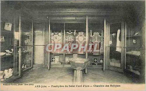 Cartes postales Ars (Ain) Presbytere du Saint Cure d'Ars Chambre des Reliques