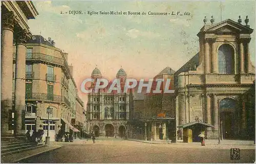 Ansichtskarte AK Dijon Eglise Saint Michel et Bourse du Commerce