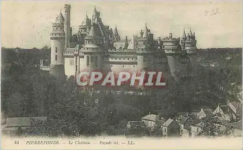 Ansichtskarte AK Pierrefonds Le Chateau Facade est