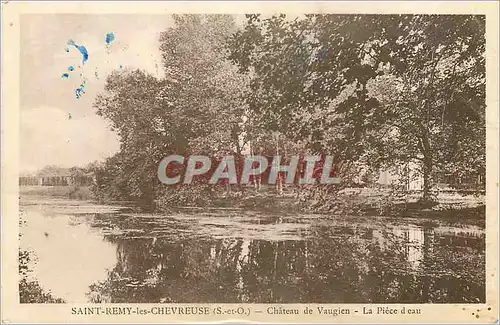 Cartes postales Saint Remy les Chevreuse (S et O) Chateau de Vaugien La Piece d'eau