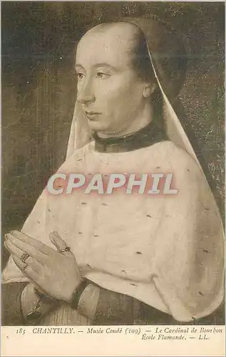 Ansichtskarte AK Chantilly Musee Conde Le Cardinal de Bourbon Ecole Flamande