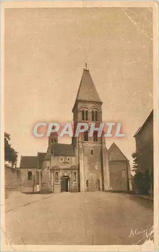 Ansichtskarte AK Morienval (Oise) L'Eglise Ancienne Eglise Abbatiale des Benedictins